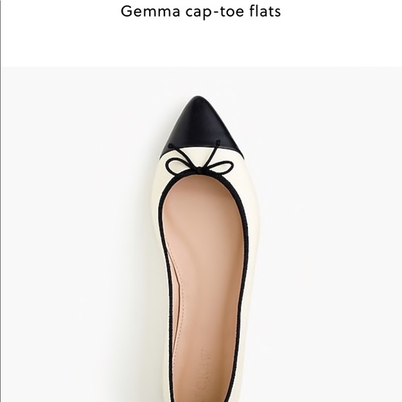 J. Crew Shoes - J. Crew Gemma Cap Toe Ballet Flat